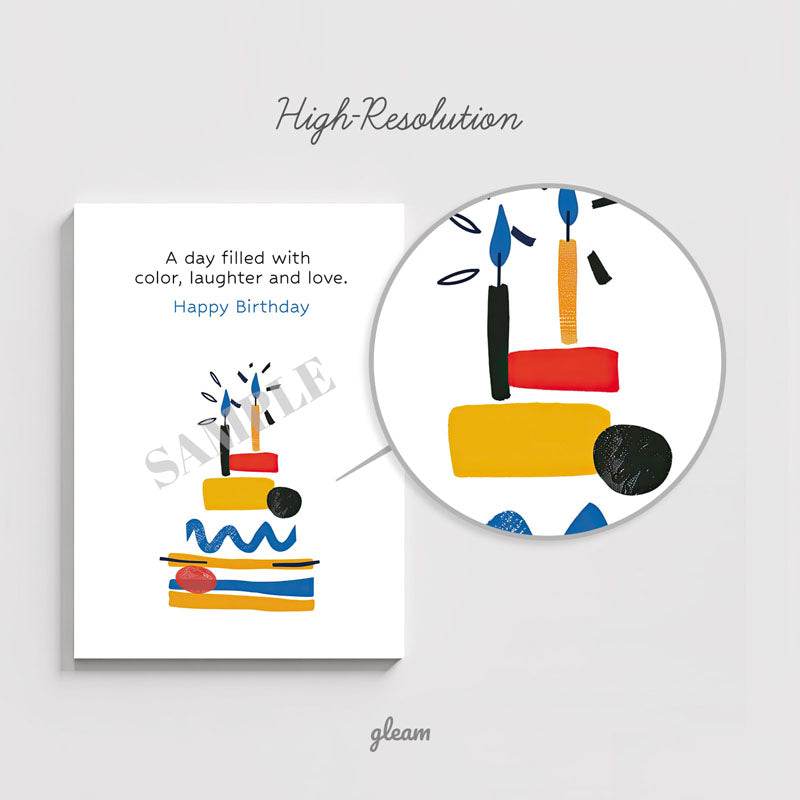 Birthday Card – Abstract