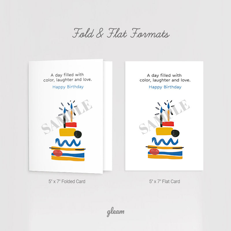Birthday Card – Abstract