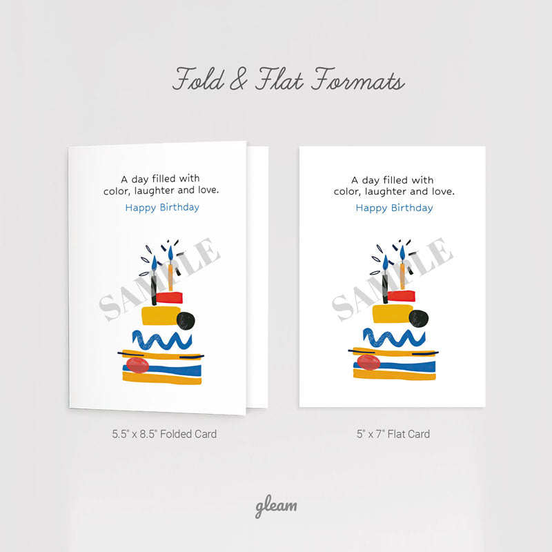 Birthday Card – Abstract