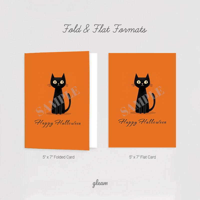 Halloween Card – Black Cat