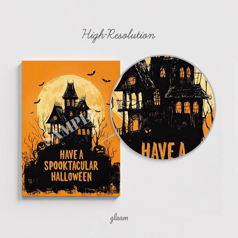 Halloween Card – Spooky Haunted House