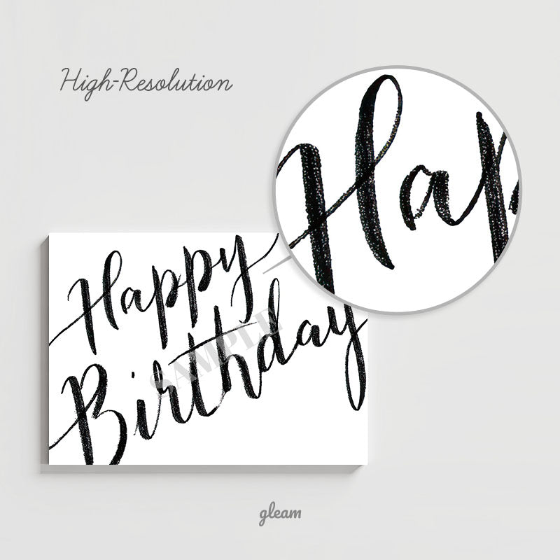 Birthday Card – Handwritten Calligraphy