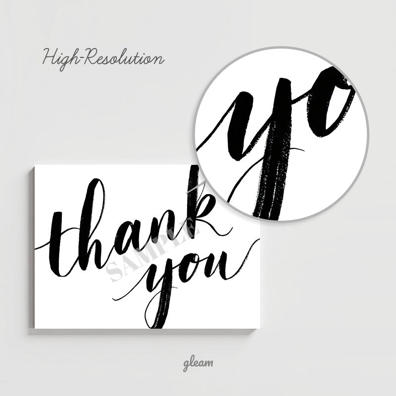Thank You Card - Handwritten Calligraphy