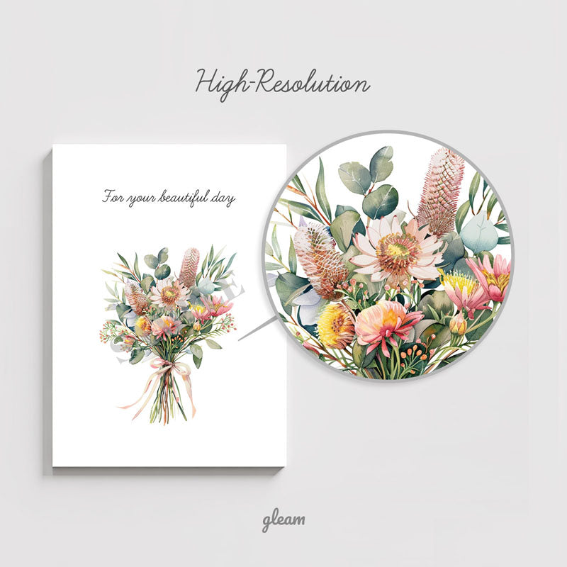 Birthday Card – Joyful Bouquet