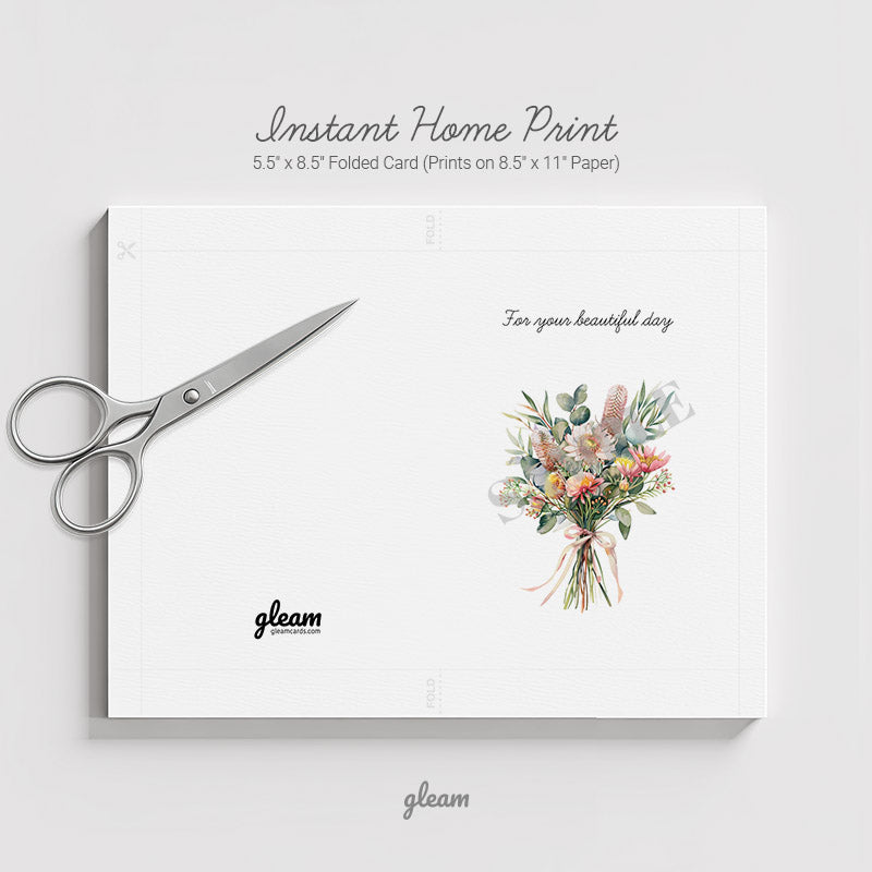 Birthday Card – Joyful Bouquet