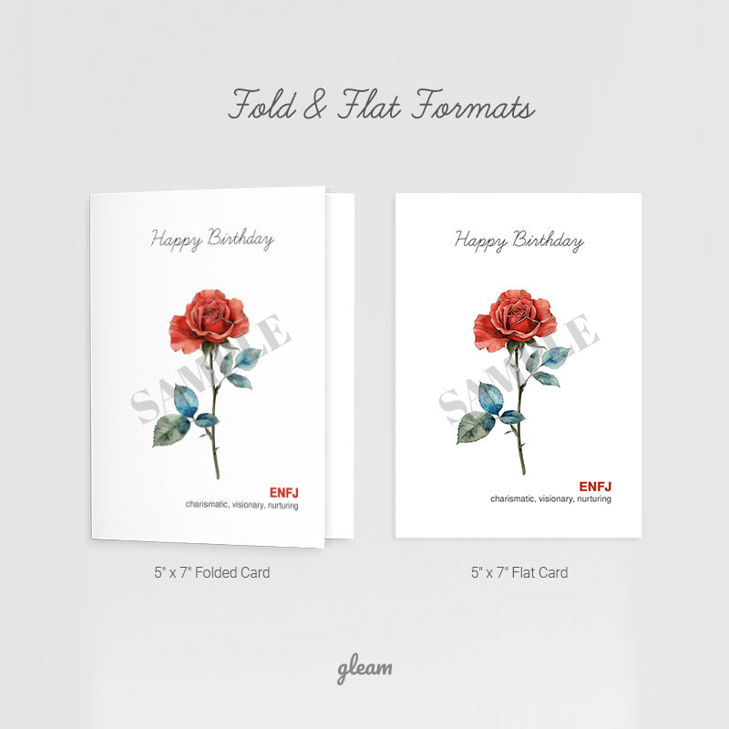 Birthday Card – ENFJ Rose