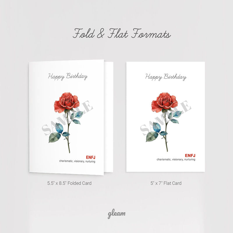 Birthday Card – ENFJ Rose
