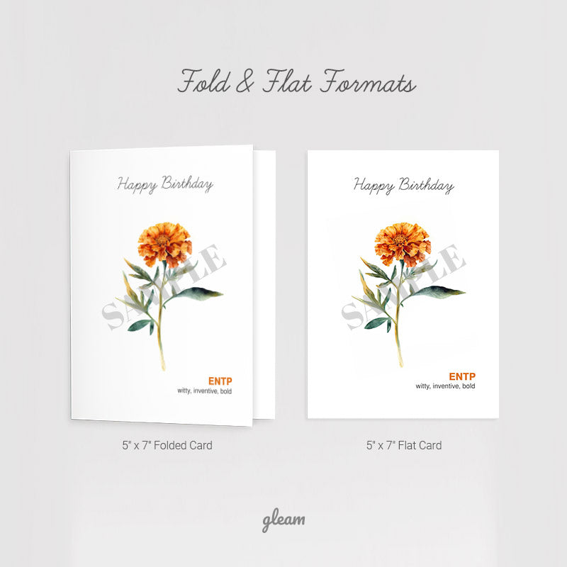 Birthday Card – ENTP Marigold