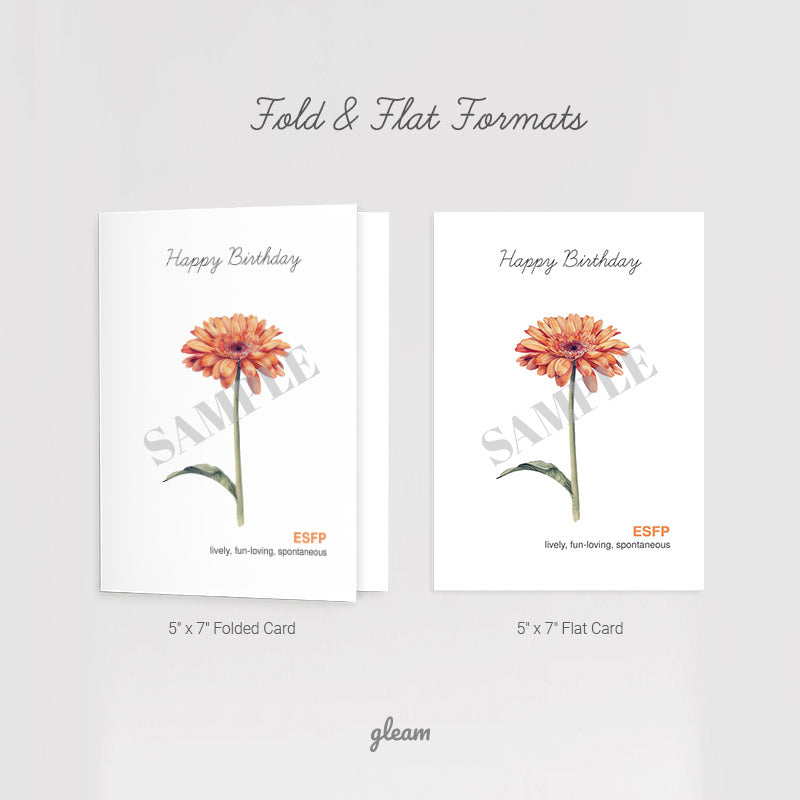 Birthday Card – ESFP Gerbera Daisy
