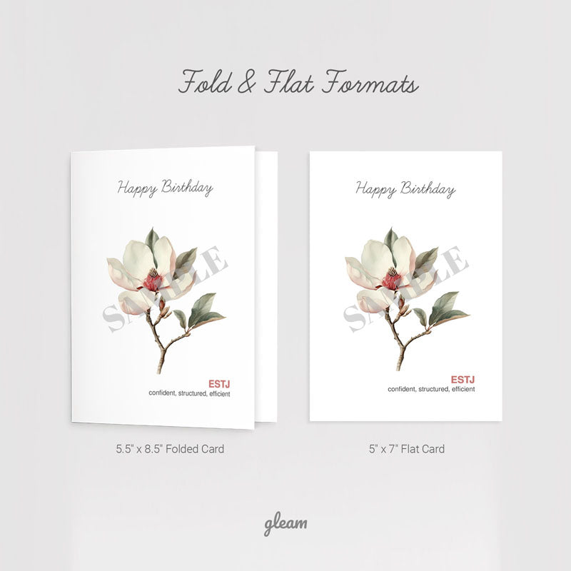 Birthday Card – ESTJ Magnolia