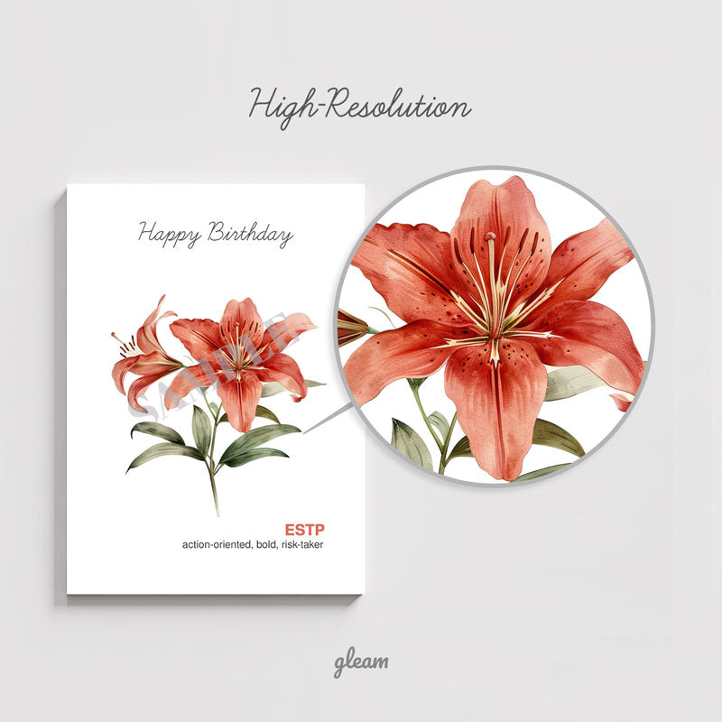 Birthday Card – ESTP Lily