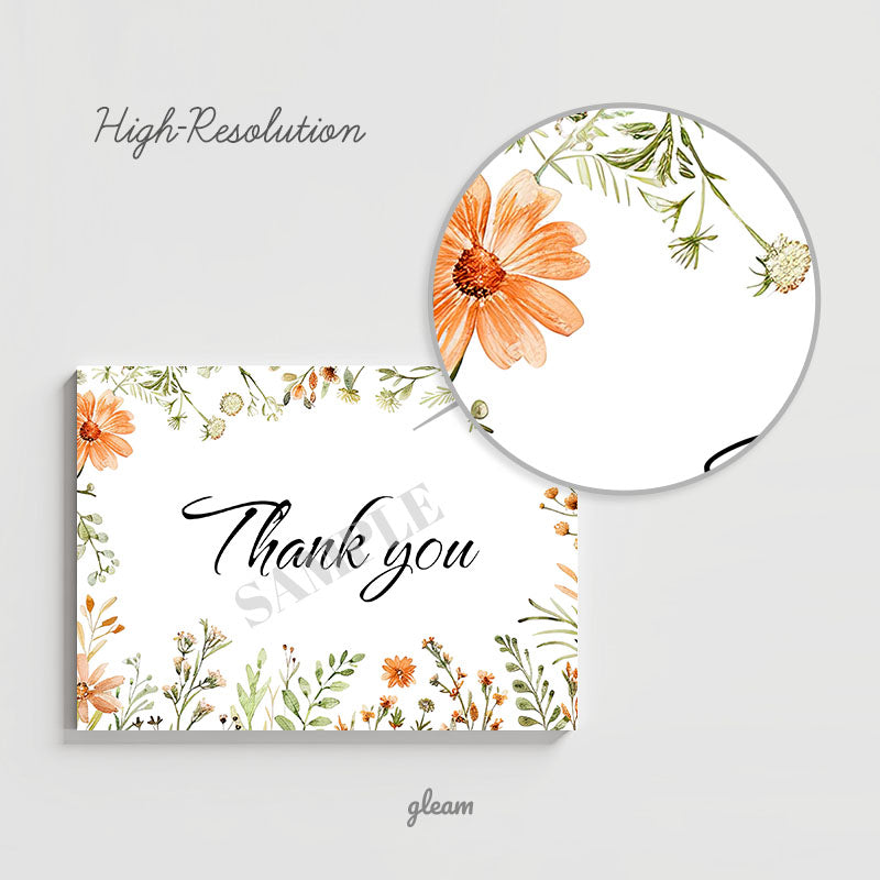 Thank You Card - Wildflower Botanical