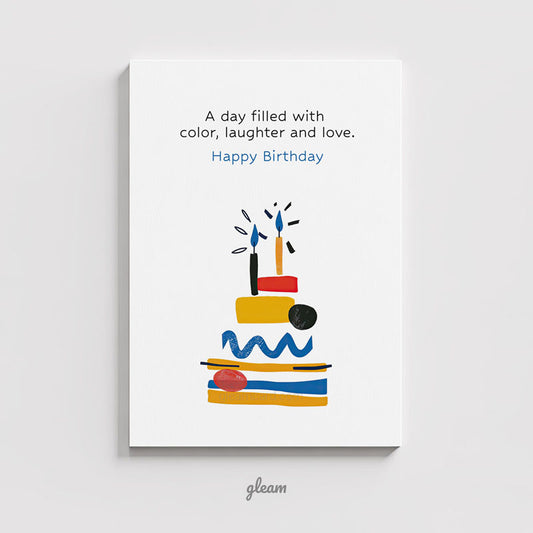Birthday Card – Abstract