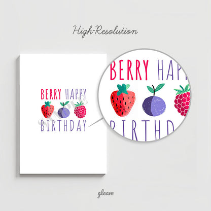 Birthday Card – Berry Happy Birthday