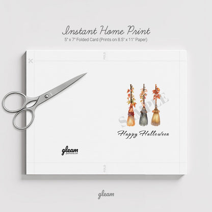 Halloween Card – Broomstick