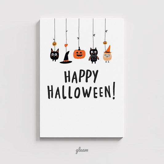 Halloween Card – Cute Icons & Characters