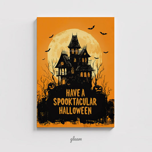 Halloween Card – Spooky Haunted House