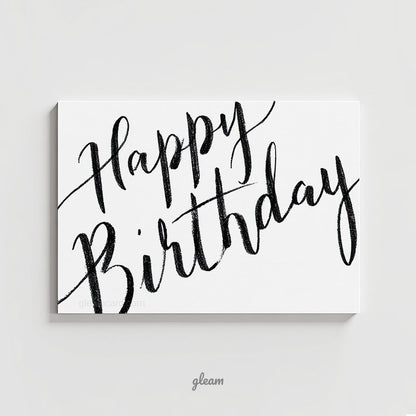 Birthday Card – Handwritten Calligraphy
