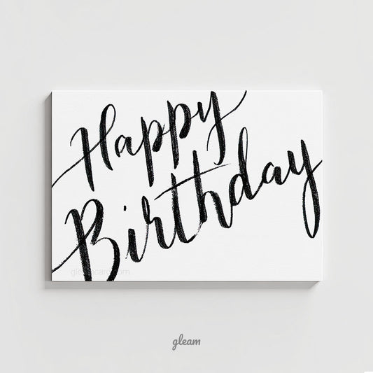 Birthday Card – Handwritten Calligraphy