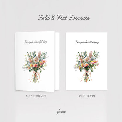 Birthday Card – Joyful Bouquet