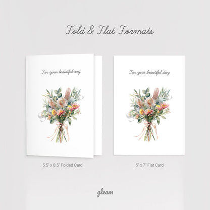 Birthday Card – Joyful Bouquet