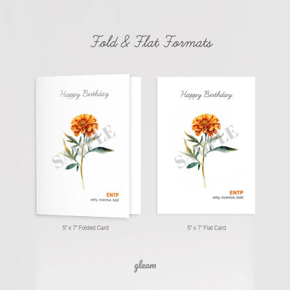 Birthday Card – ENTP Marigold
