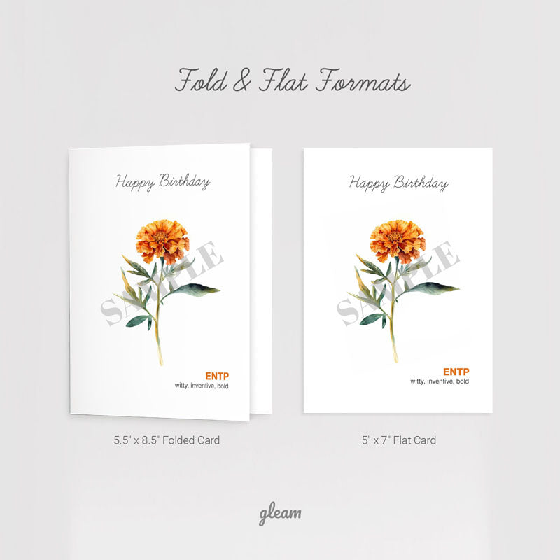 Birthday Card – ENTP Marigold