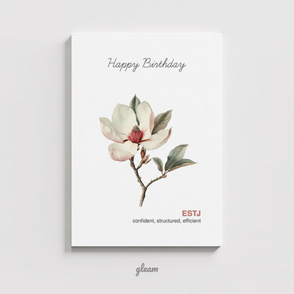 Birthday Card – ESTJ Magnolia