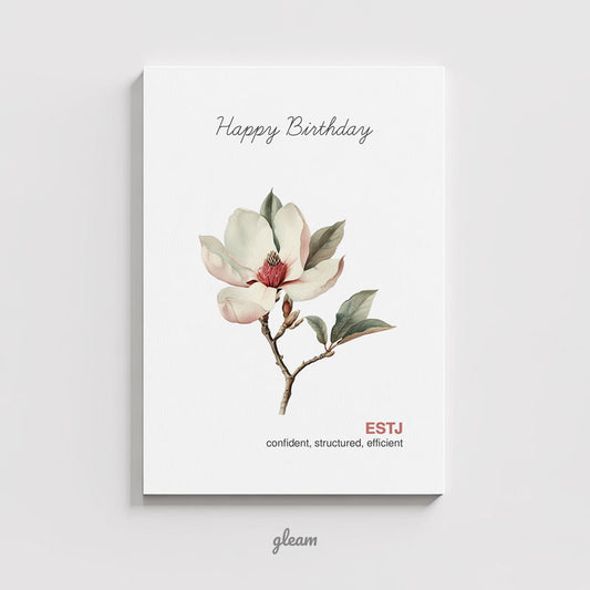 Birthday Card – ESTJ Magnolia
