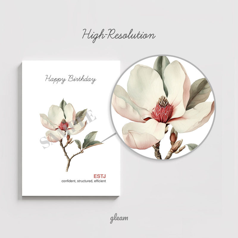 Birthday Card – ESTJ Magnolia