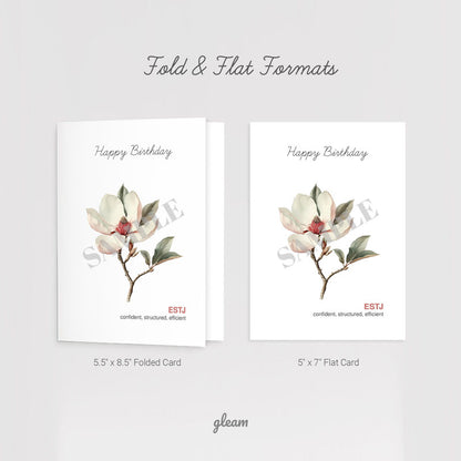 Birthday Card – ESTJ Magnolia