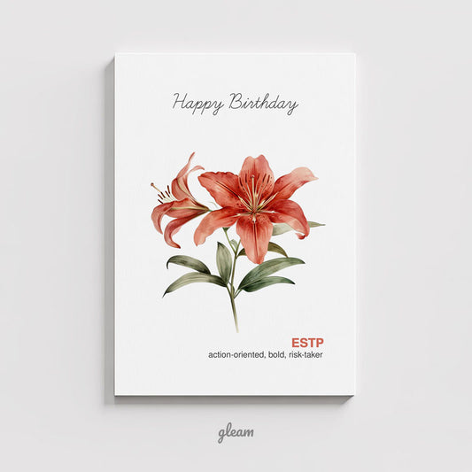 Birthday Card – ESTP Lily