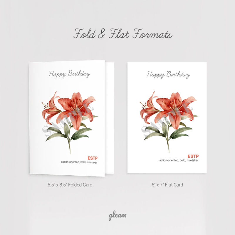 Birthday Card – ESTP Lily