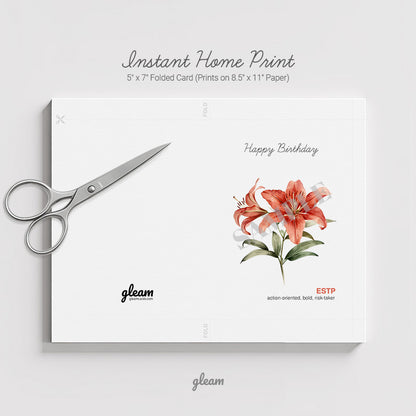Birthday Card – ESTP Lily