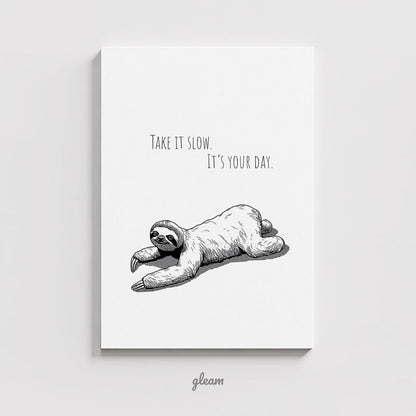 Birthday Card – Sloth