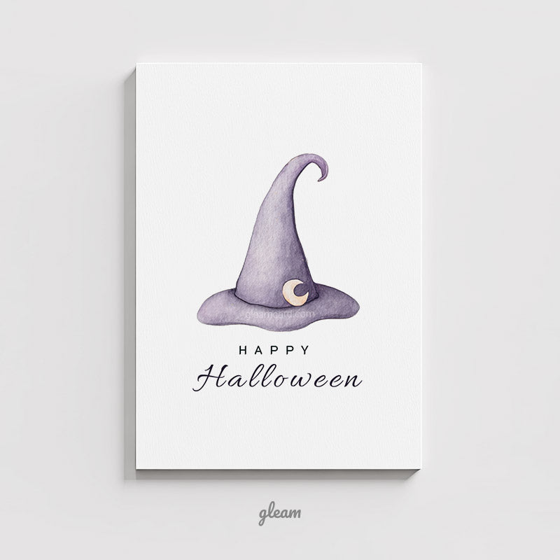 Halloween Card – Witch Hat with Moon