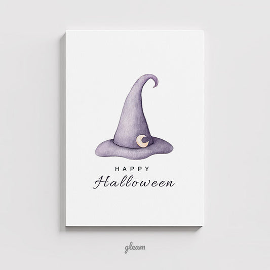 Halloween Card – Witch Hat with Moon
