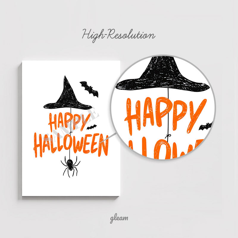 Halloween Card – Witch Hat with Spider